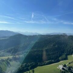 Flugwegposition um 14:03:11: Aufgenommen in der Nähe von Kindberg, Österreich in 1171 Meter